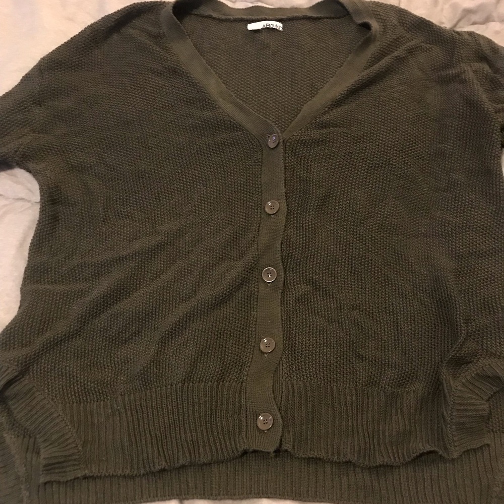Green Cardigan